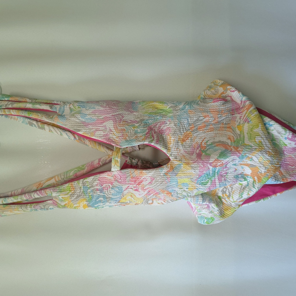 Colorful Swimsuit with Abstract Pattern